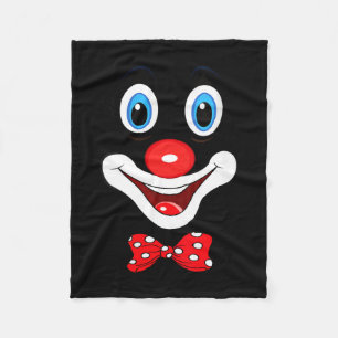 Dames grappige clown kostuums voor kinderen carnav fleece deken