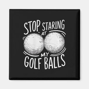 Dames grappige golf uitspraak Stop met staren naar Magneet