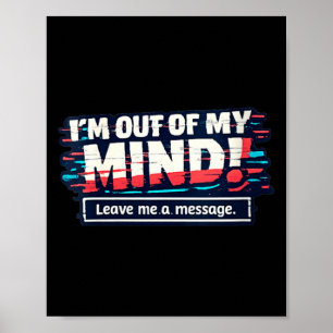 Dames grappige sarcastische humoristische geestige poster
