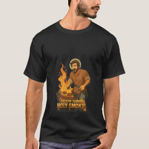 Dames grappige Sint-Jozef katholieke vader en werk T-shirt