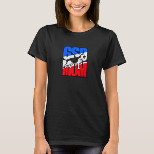 Dames Gsd Moeder Patriottische Duitse Herders Edit T-shirt