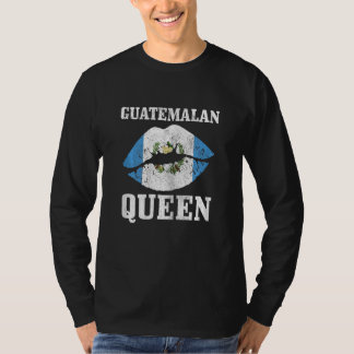 Dames Guatemalteekse Koningin Guatemala Vlag Trots T-shirt