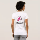 Dames Gym Vest (wit) T-shirt (Achterkant volledig)