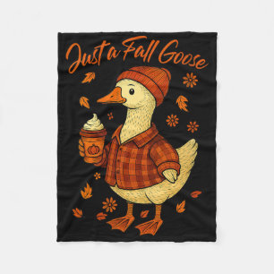 Dames Haan Alleen Een Herfst Gans Grappige Herfst Fleece Deken