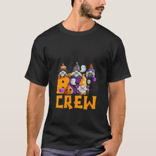 Dames Halloween Boo Crew Spooky Gnomes V-hals T-shirt