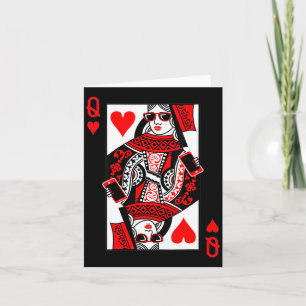 Dames Hartenvrouw - Vintage Valentijnsdag C Kaart