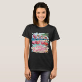 Dames “Hello Summer” T-shirt (Voorkant volledig)