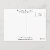 Dames! Help de Amerikaanse Sons Briefkaart (Achterkant)