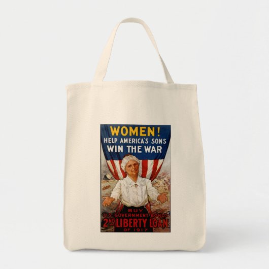 Dames! Help de Amerikaanse Sons Tote Bag (Voorkant)