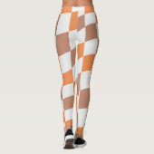Dames herfstmode geruite leggings (Achterkant)
