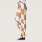 Dames herfstmode geruite leggings (Links)