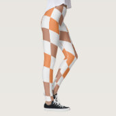 Dames herfstmode geruite leggings (Rechts)