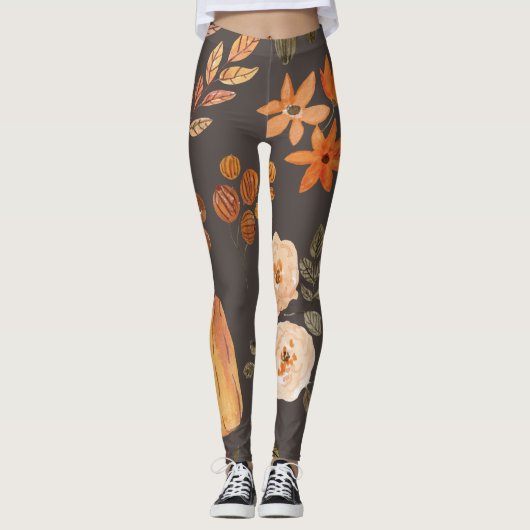 Dames herfstmode leggings (Voorkant)