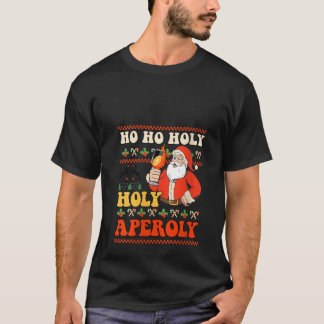 Dames HO HO HEILIGE APEROLY X SANTA SPRITZ Aperoll T-shirt