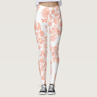Dames Hoge Florale Print Actieve Leggings
