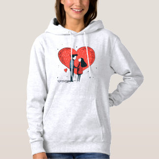 Dames hoodie *onze liefde *