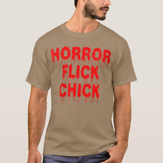 Dames Horror Flick Chick Bloody Schrikwekkende Hor T-shirt