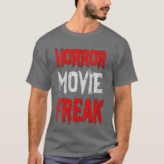Dames Horrorfilm Fan Grappige Horrorfilm Freak V T-shirt