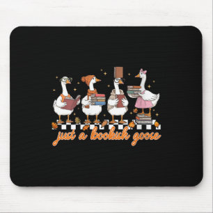 Dames Houden Alleen Van Een Boekachtige Gans Herfs Muismat