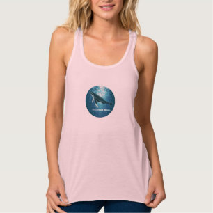 Dames Humpback Whale Tanktop T-shirt