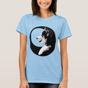 Dames Husky Sport T-shirt Husky Malamute Hondenshi