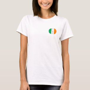 Dames Ierland Fleece - Ovale Vlag T-shirt