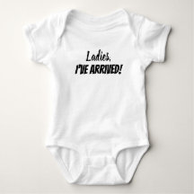 Dames, ik ben aangekomen! Baby-Shirt