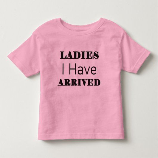 Dames, ik ben grappig aangekomen kinder shirts (Voorkant)