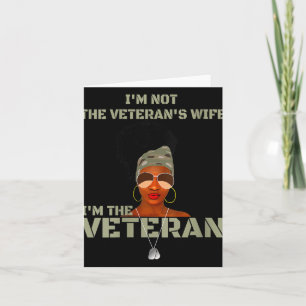 Dames Ik Ben Niet De Vrouw Van De Veteraan Ik Ben Kaart