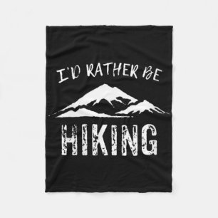 Dames Ik Ga Liever Wandelen V-hals  Fleece Deken