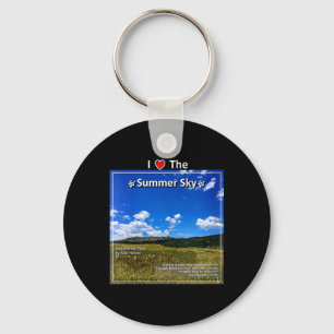 Dames Ik Hou Van De Zomerhemel Sleutelhanger