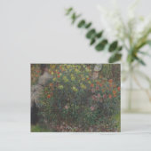 Dames in Bloemen Monet 1875 Briefkaart (Staand voorkant)