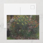 Dames in Bloemen Monet 1875 Briefkaart (Voorkant / Achterkant)