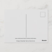 Dames in de Geiten,  illustratie van de Mode Briefkaart (Achterkant)