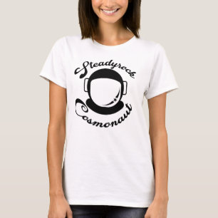 Dames in het klassieke Steadyrock Cosmonaut T-shir T-shirt