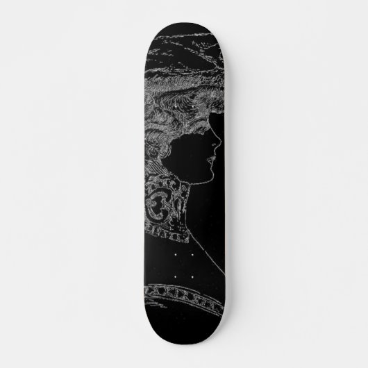 Dames in het Pet Skateboard (Voorkant)