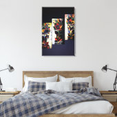 Dames in kleuren canvas afdruk (Insitu (Slaapkamer))