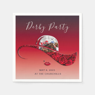 Dames in Pet Derby Party Servet