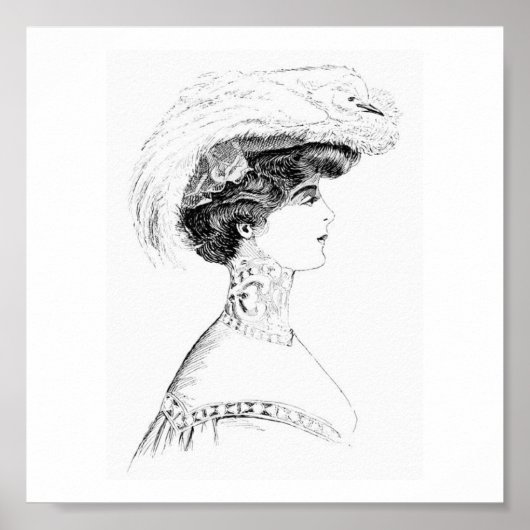 Dames in Pet Poster (Voorkant)