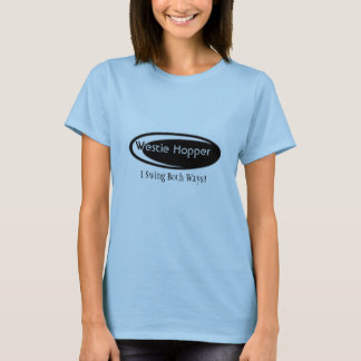 Dames in Westie Hopper T-shirt