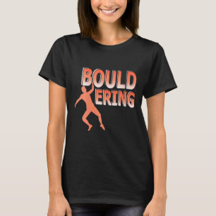 Dames Indoor Boulderen Rotsklimmen Atletiek Kledin T-shirt