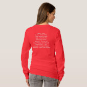 Dames Jesus Name boven alles Pullover (Achterkant volledig)