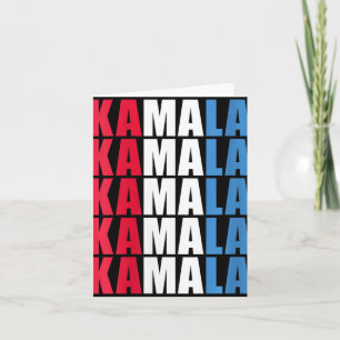 Dames Kamala 2024 Voor President Kamala Harris Kaart