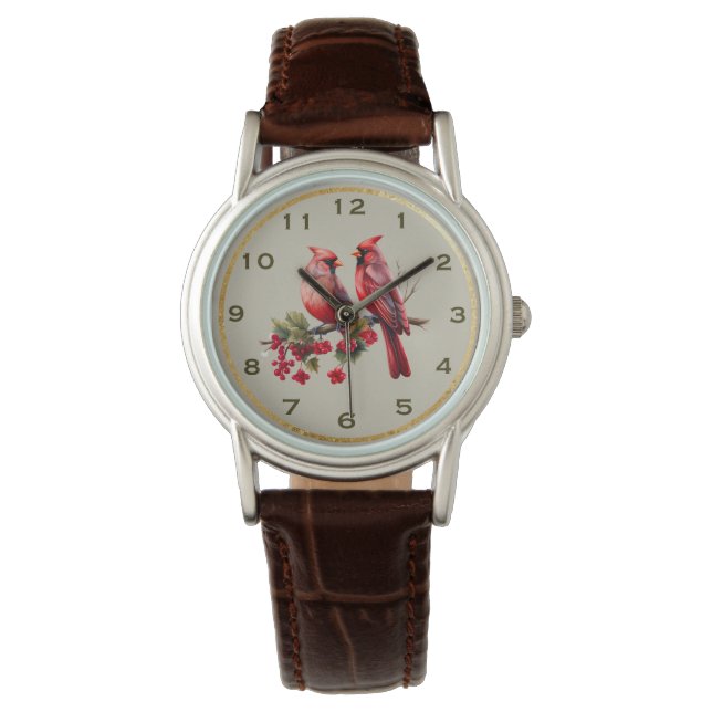 Dames Kardinaal Horloge eWatch (Voorkant)
