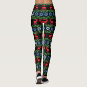 Dames Kerst Leggings (Achterkant)