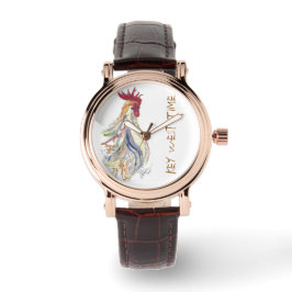 Dames Key West Rooster Horloge