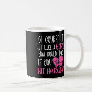 Dames Kickboksen Cadeau Natuurlijk Sla Ik Als Een  Koffiemok