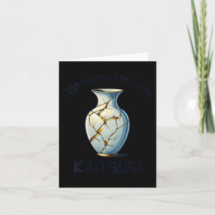 Dames Kintsugi Kintsukuroi Onvolmaakte Japanse Kun Kaart