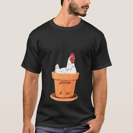 Dames Kip Pot Pi Dag Wiskunde Docent Student Kip T-shirt (Voorkant)