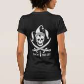 dames - klein front t-shirt (Achterkant)
